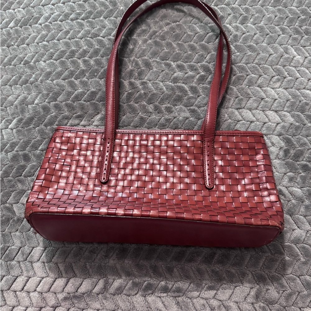Fossil Woven Tote Bag - Brown